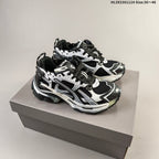 Balenciaga Runner Low-Top Sneakers in Black and White