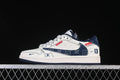 Travis Scott x Fragment Air Jordan 1 Low White Blue Sneaker