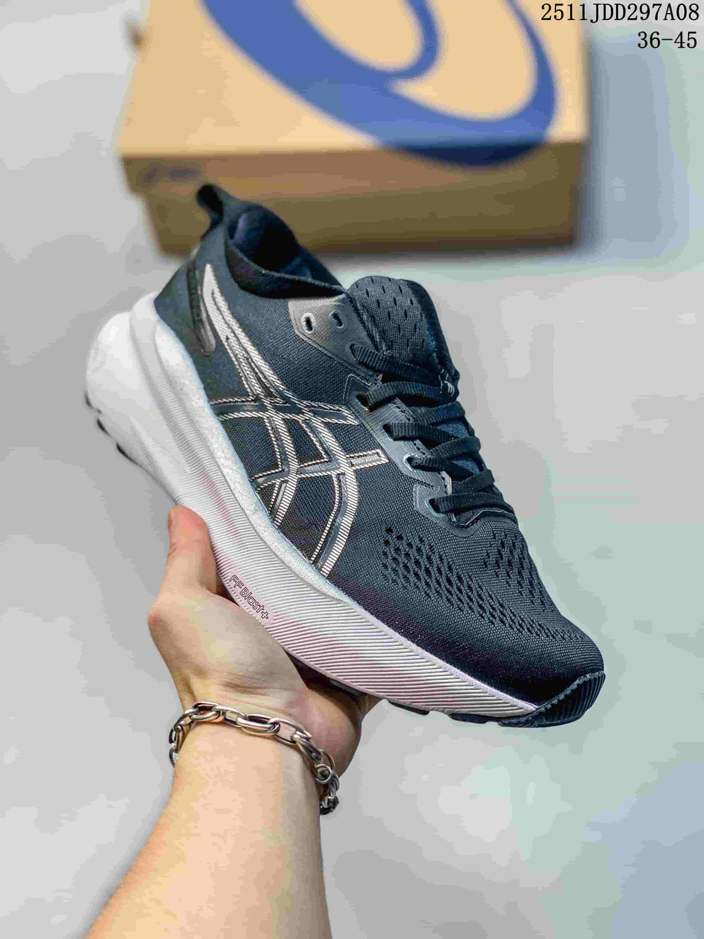 ASICS Running Shoes Navy and White 2511JDD297A08