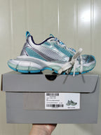 4095 Mesh Sneakers in Light Blue, White and Purple