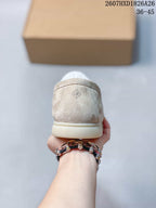 Loro Pian Suede Loafers Beige 2607HXD1826A26