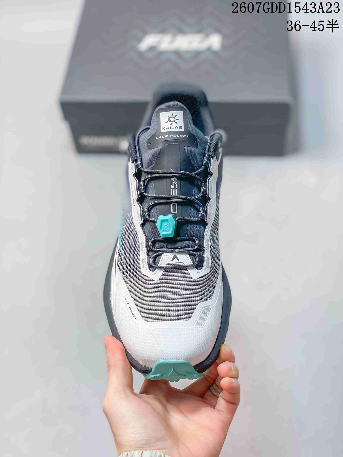 Kailas FUGA EX PRO Trail Running Shoes Gray Teal 2607GDD1543A23