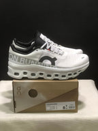 On Cloudmonster 1 All-White Running Sneakers