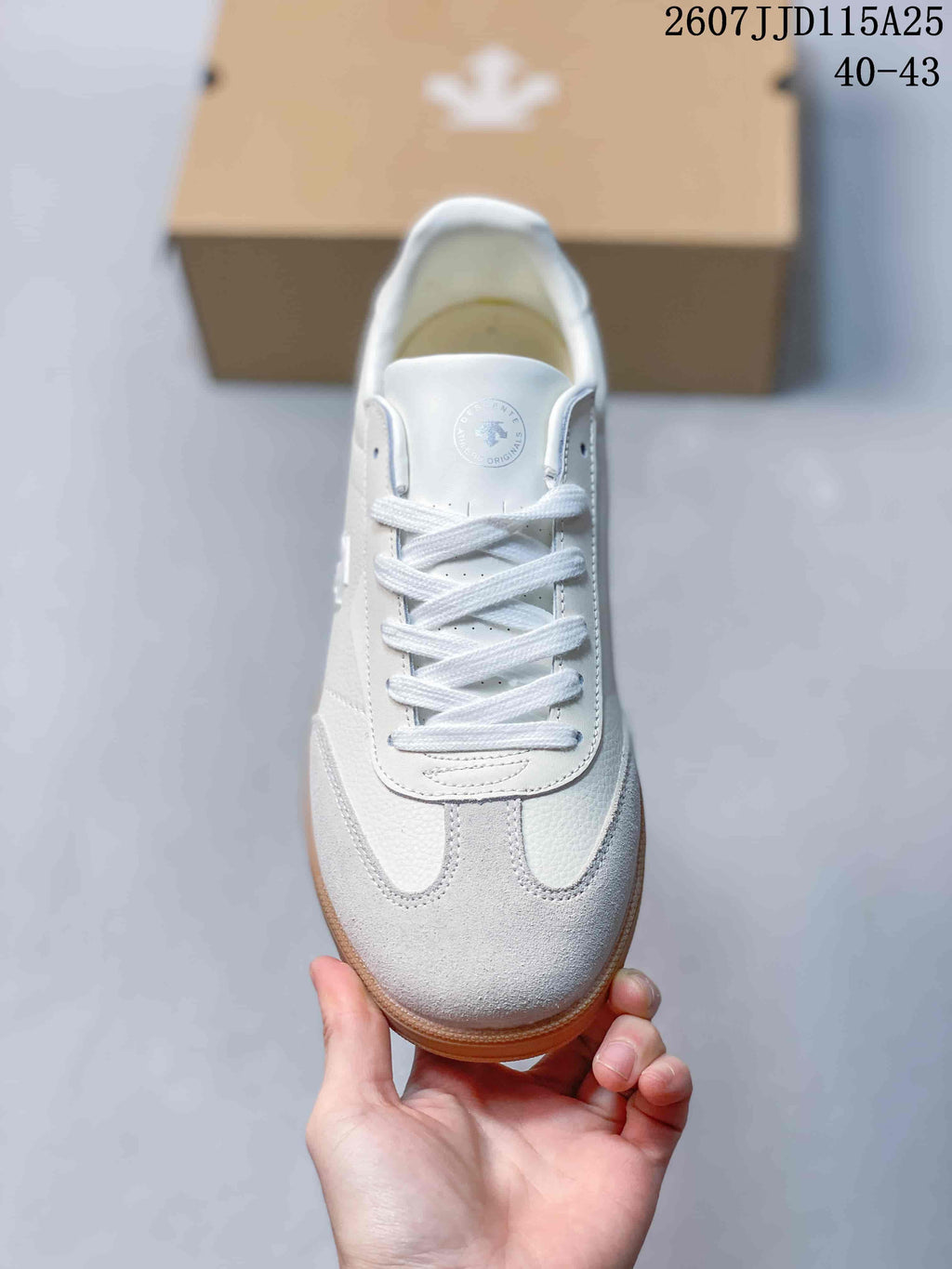 DESCENTE CHRON COURT SB Sneakers White/Grey D6292LSN55