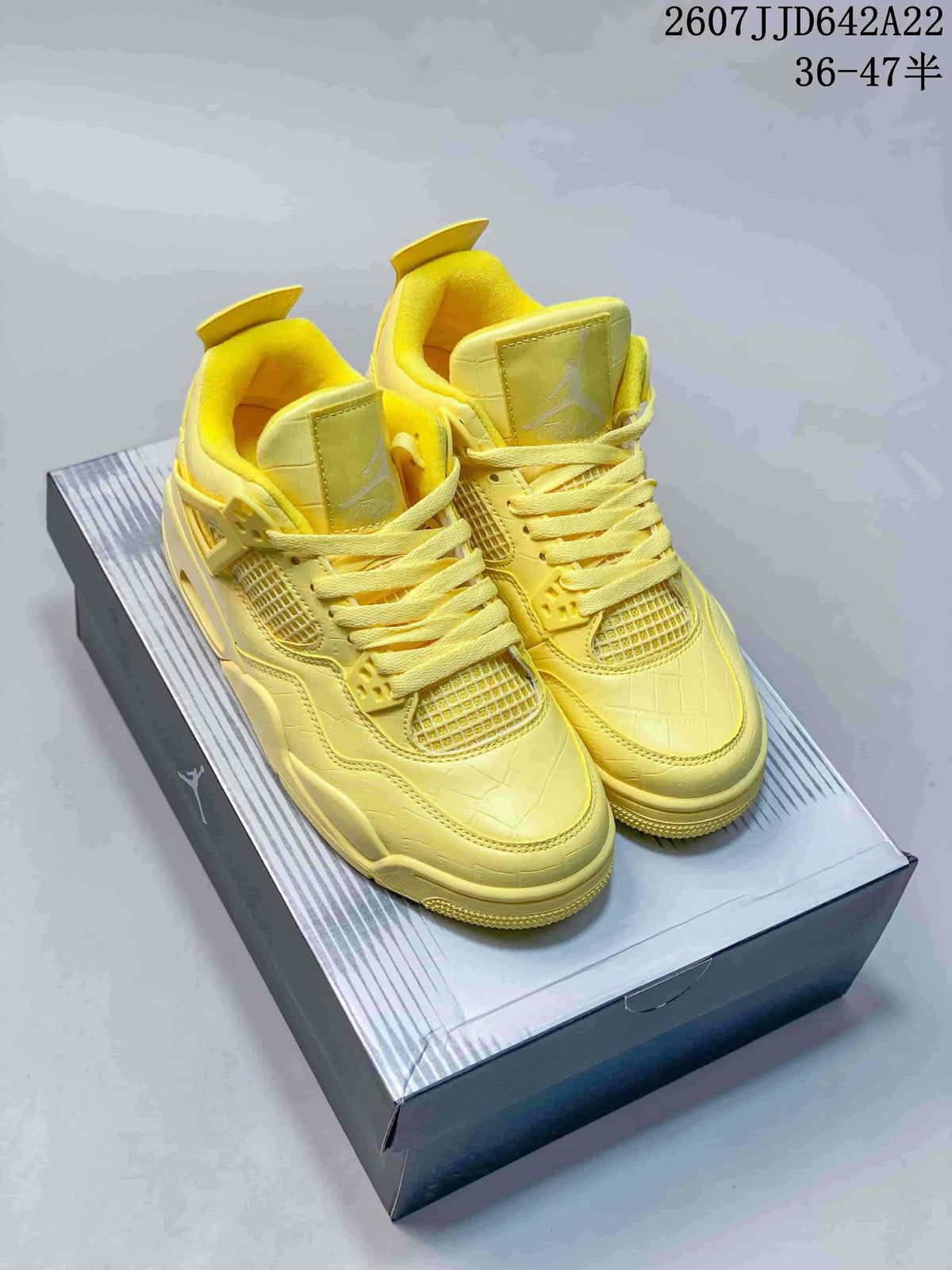 Nike Air Jordan 4 Retro Yellow Sneakers IW2872-700