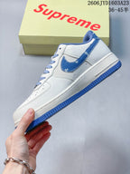 Nike Air Force 1 '07 Low White Blue Sneakers