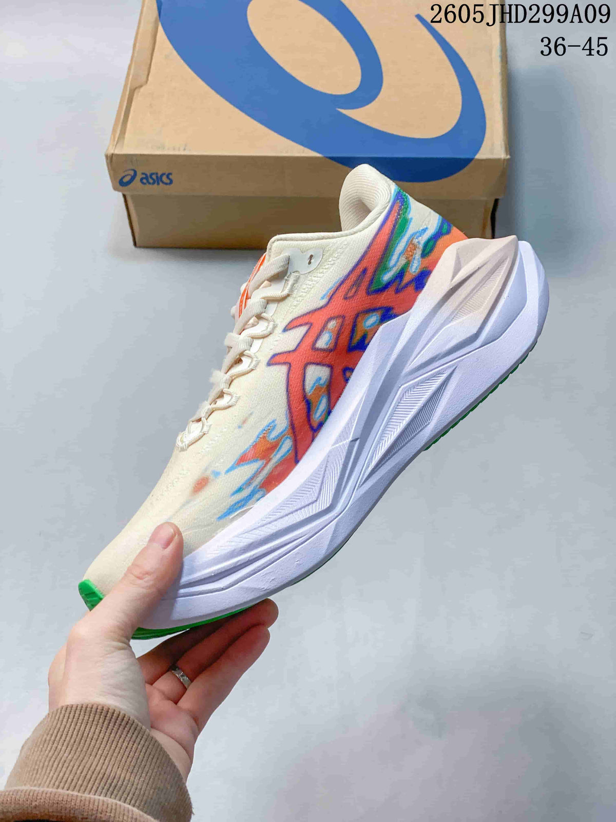 ASICS Superblast 3 Running Shoes in Cream and Coral