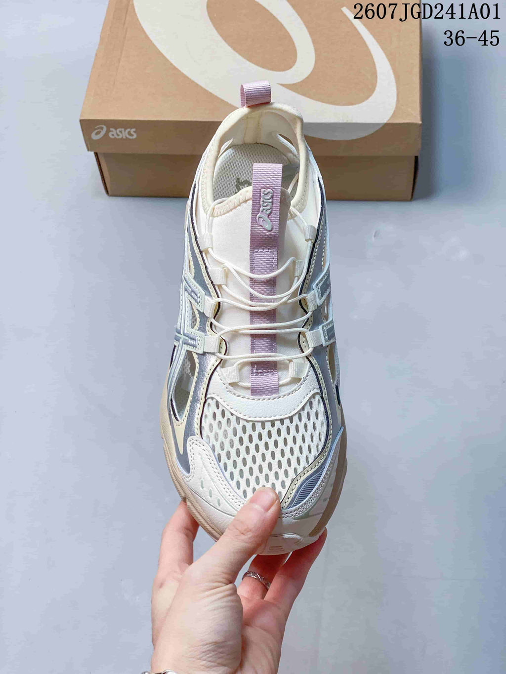 ASICS GT-2160 Breeze Sneakers in Cream and Lilac