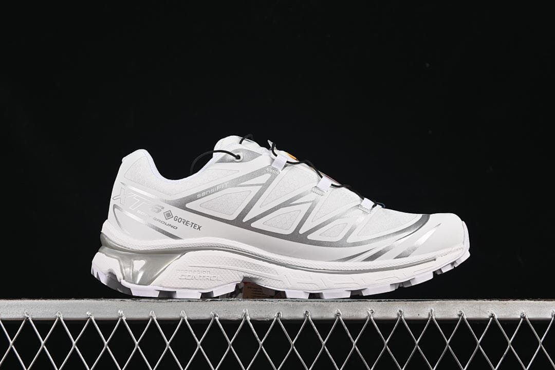 Salomon XT-6 GTX White Trail Sneakers 475811-26