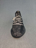 Yeezy 350 V2 Knit Sneakers in Black and Cream