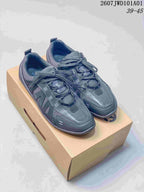 ECCO Casual Lace-Up Sneakers, White and Charcoal, 07JWD101A01
