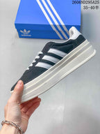 Adidas Originals Gazelle Bold W Black White Platform Sneakers