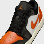 Nike Air Jordan 1 Low - Black / Starfish / White / Sail