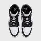 Jordan Air Jordan 1 Mid - White / Black / Light Smoke Grey