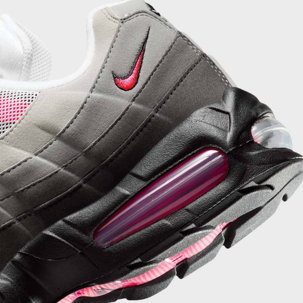 Nike Air Max 95 - Black / Solar Red / Medium Ash / Dark Pewter