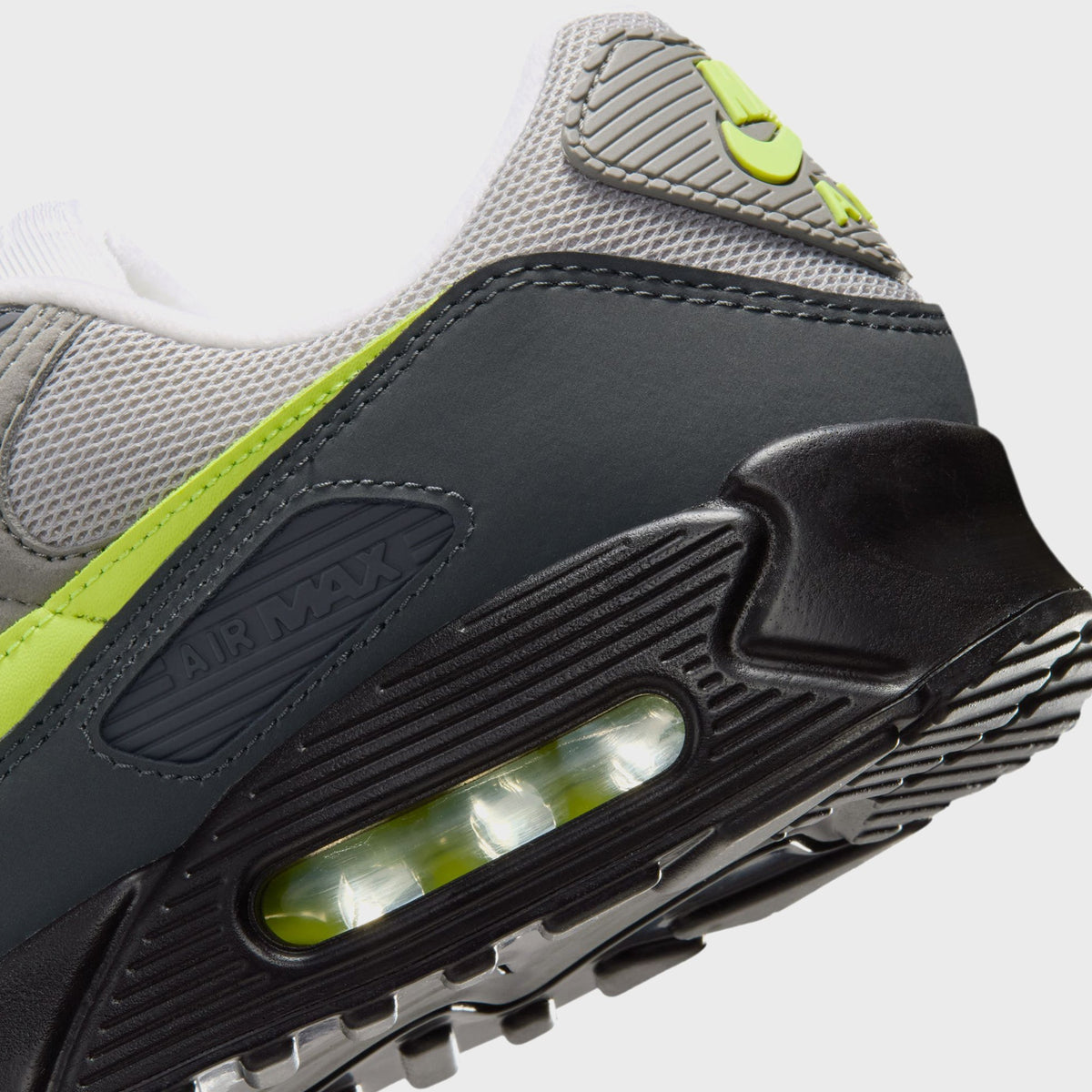 Nike Air Max 90 - Black / Anthracite / Light Charcoal / Neon Yellow
