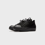 Rick Owens Overdyed Low Sneaks - Denim Black / Black