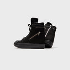 Rick Owens Cargo Sneaks Overdyed Denim - All Black