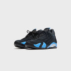 Jordan Air Jordan 14 Retro - Black / White / University Blue / Metallic Silver