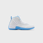 Jordan Air Jordan 12 Retro - White / Metallic Silver / University Blue