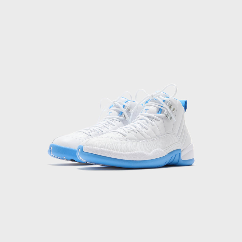 Jordan Air Jordan 12 Retro - White / Metallic Silver / University Blue