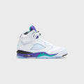 Nike Air Jordan 5 - Black / New Emerald / Grape Ice