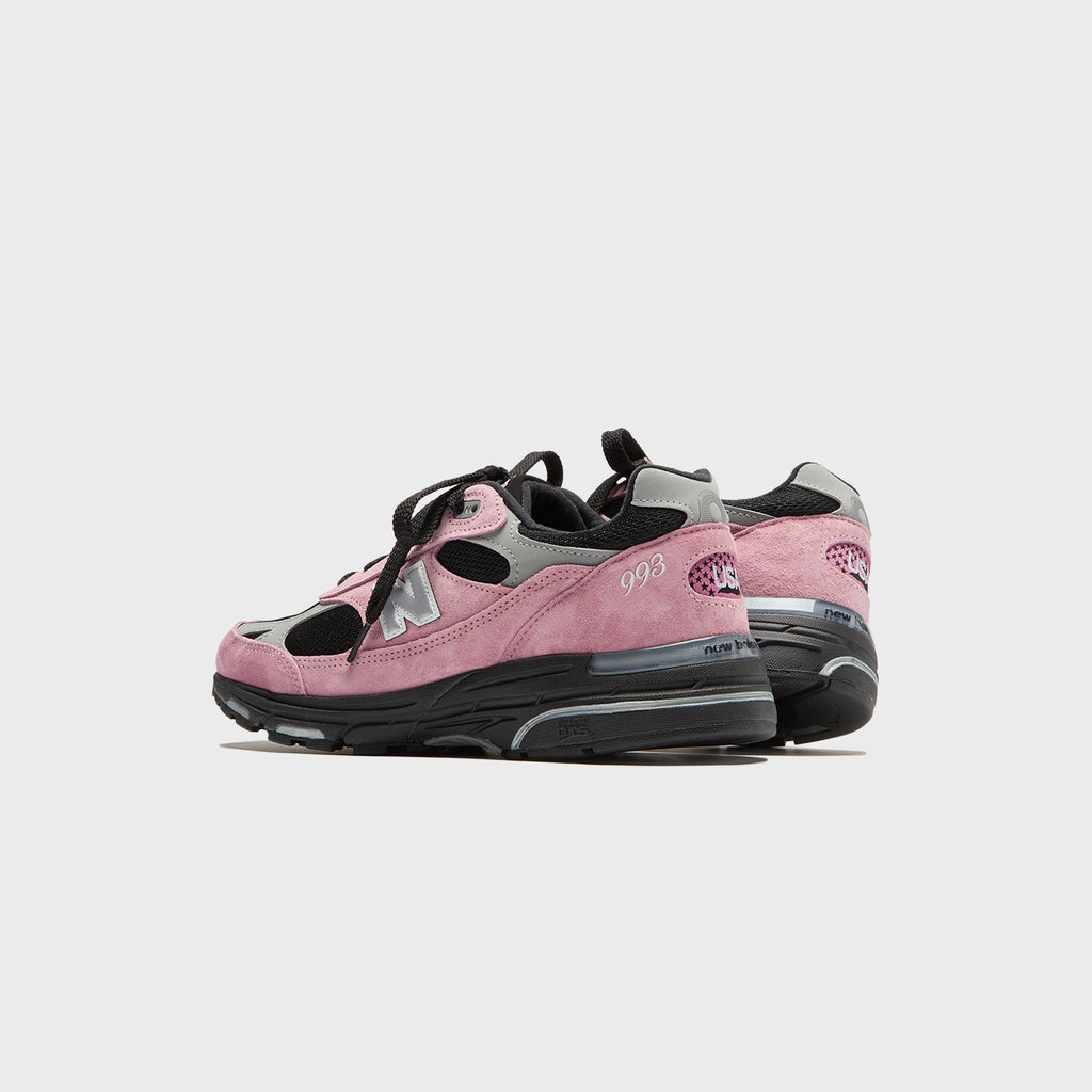 New Balance Made in USA 993 - Pink Taffy / Black / Slate / Grey