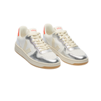V-10 LEATHER WHITE PIERRE SILVER