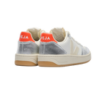 V-10 LEATHER WHITE PIERRE SILVER