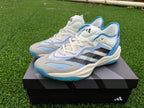 Adidas Adizero White and Blue Court Shoes