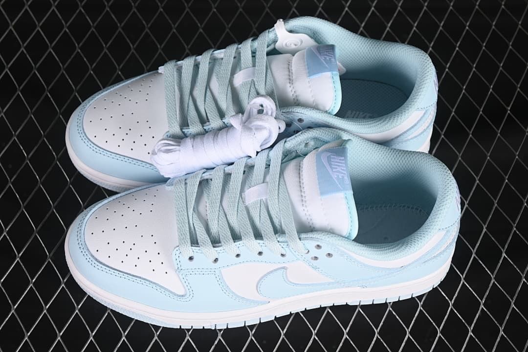 Nike SB Dunk Low Sneakers Light Blue White FB9109-105