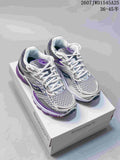Saucony Pro Grid Omni 9 White Purple Running Sneakers