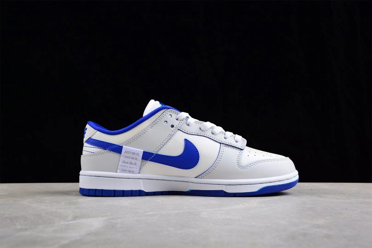 Nike SB FB1841-100 White Blue Low-Top Sneakers