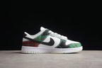 Nike SB Dunk Low Plaid Sneakers Red Green DV0827-100