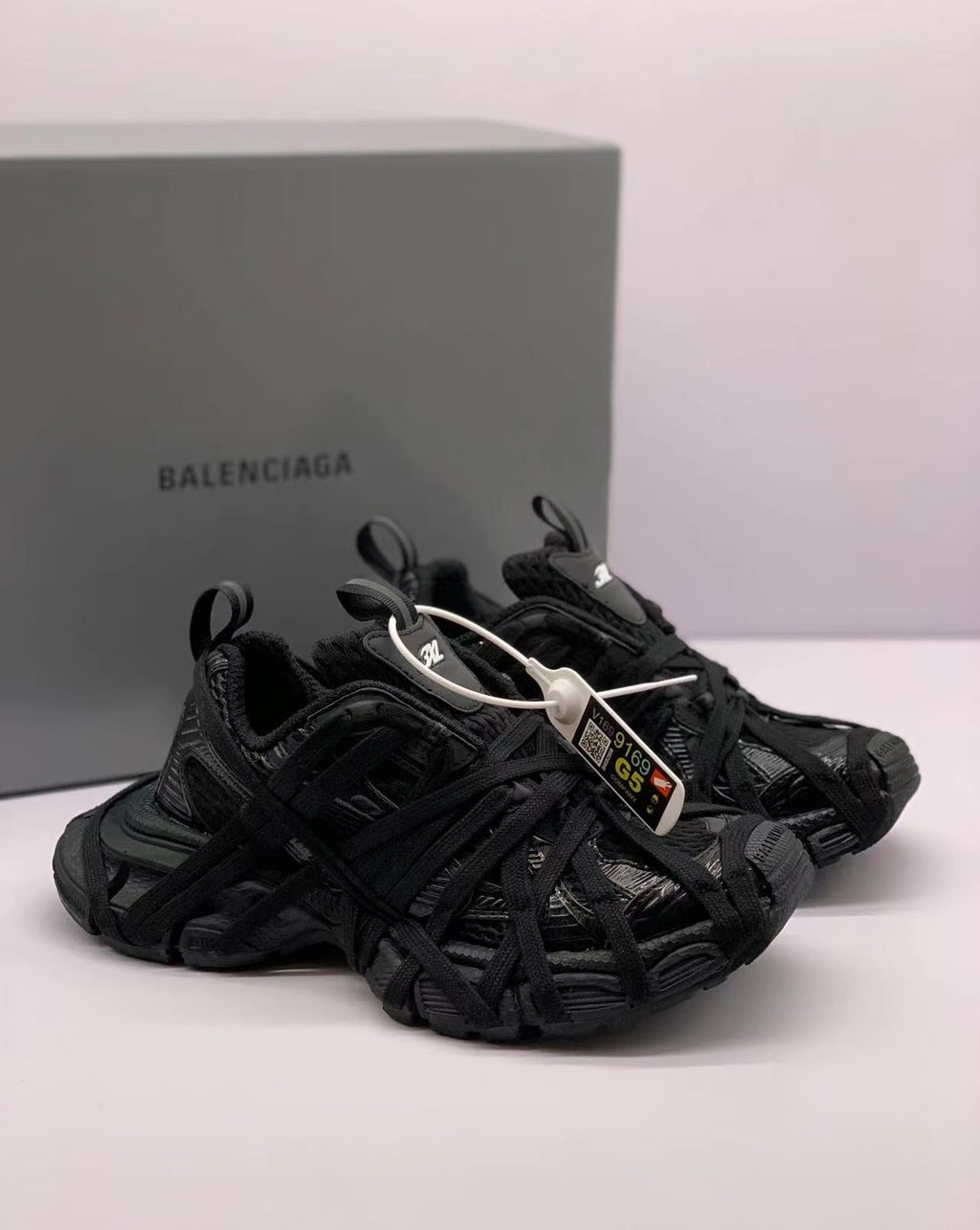 Balenciaga 3XL Black Spider Sneakers