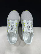 On Cloudeclipse White Green Running Sneakers