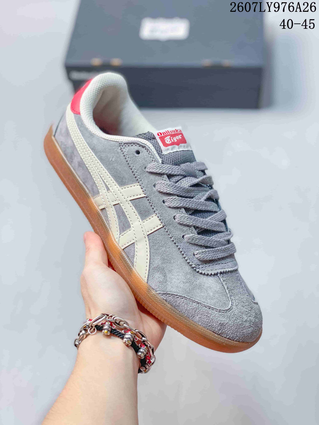 Onitsuka Tiger Tokuten Gray Low-Top Sneakers 07LY976A26