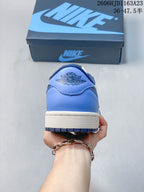 Jordan Air Jordan 1 Low Sneakers in Blue and White