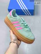 adidas Gazelle Bold W Sneakers Mint Green Pink Gum Sole