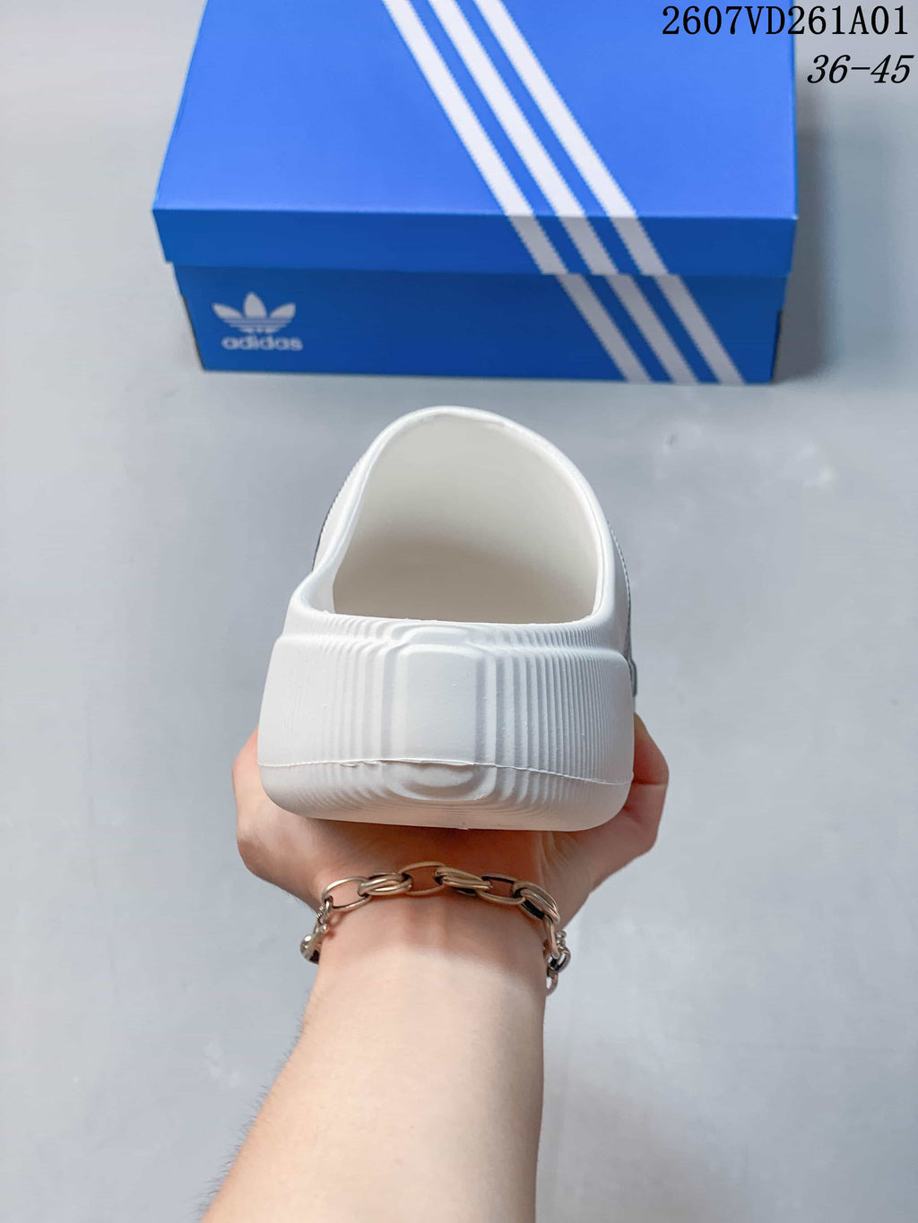 adidas adiFOM Superstar Mule Slides White Black 07VD261A01