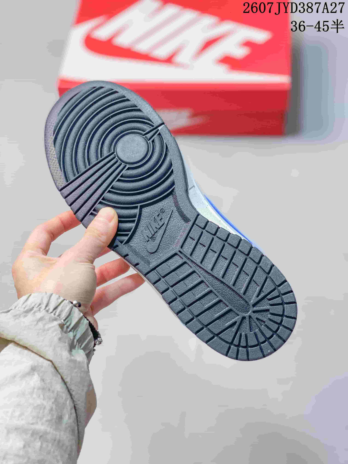 Nike Big Low Low-Top Sneakers White Blue 315152-107