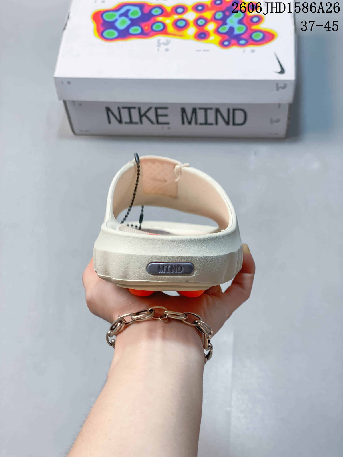 Nike Mind 001 Slide Sandals in Light Cream