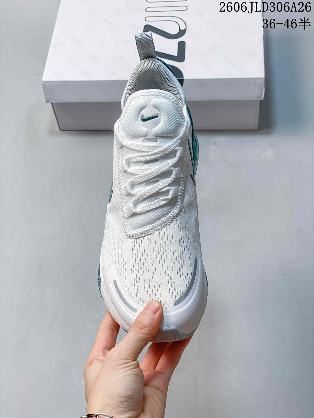 Nike Air Max 270 Premium Sneakers White Teal
