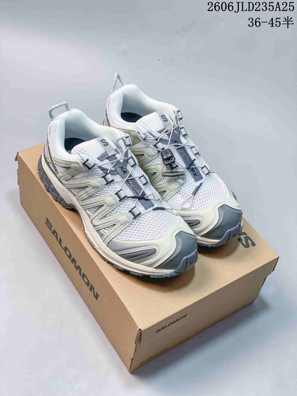 Salomon XA Pro 3D Trail Running Shoes, White and Gray
