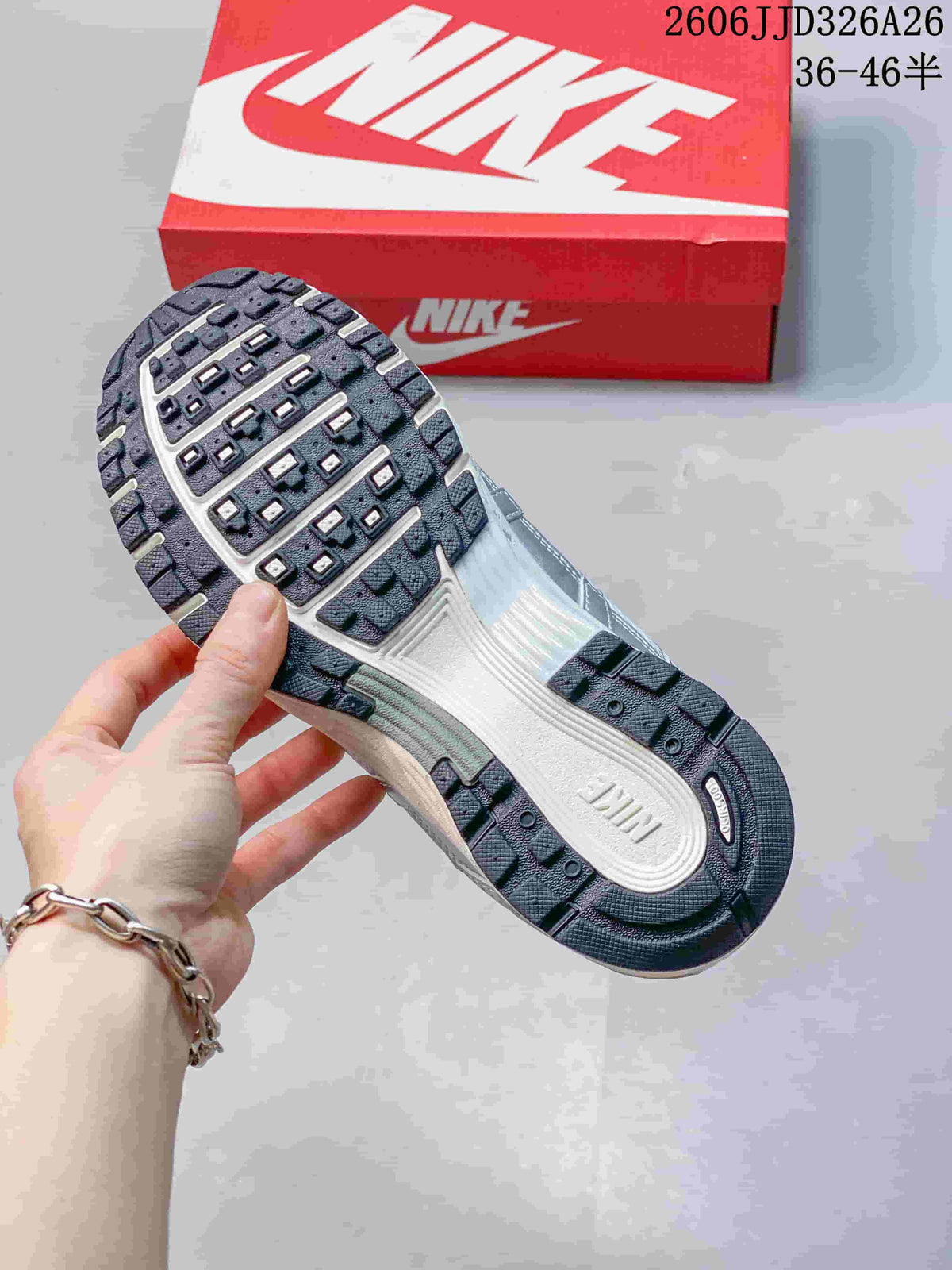 Nike P-6000 Sneakers in Silver and White