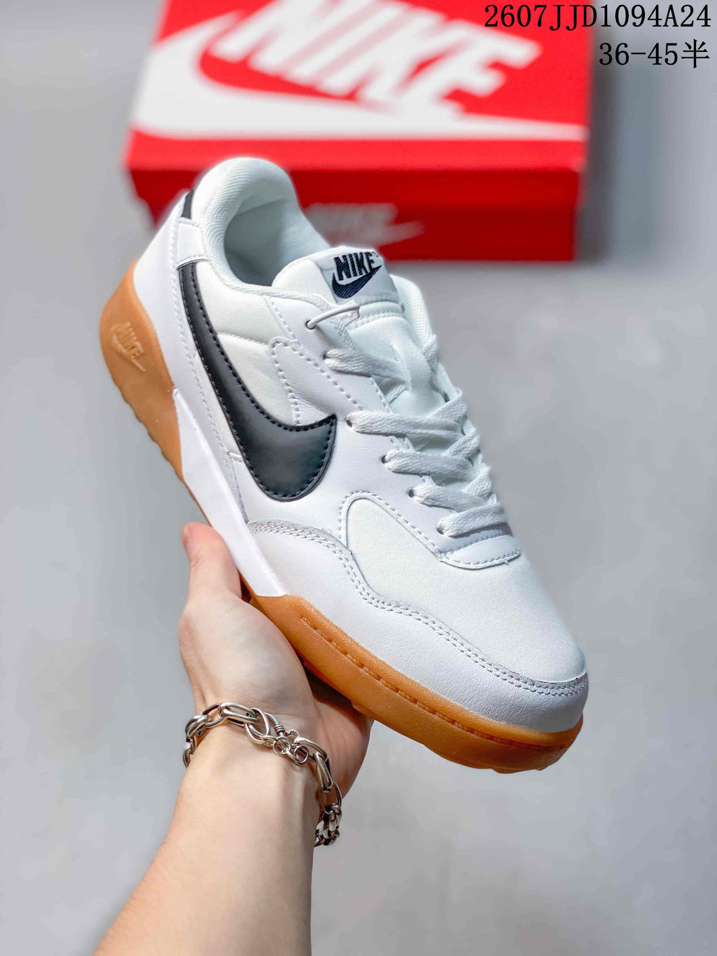 Nike Terra Manta Suede Sneakers White Black Gum