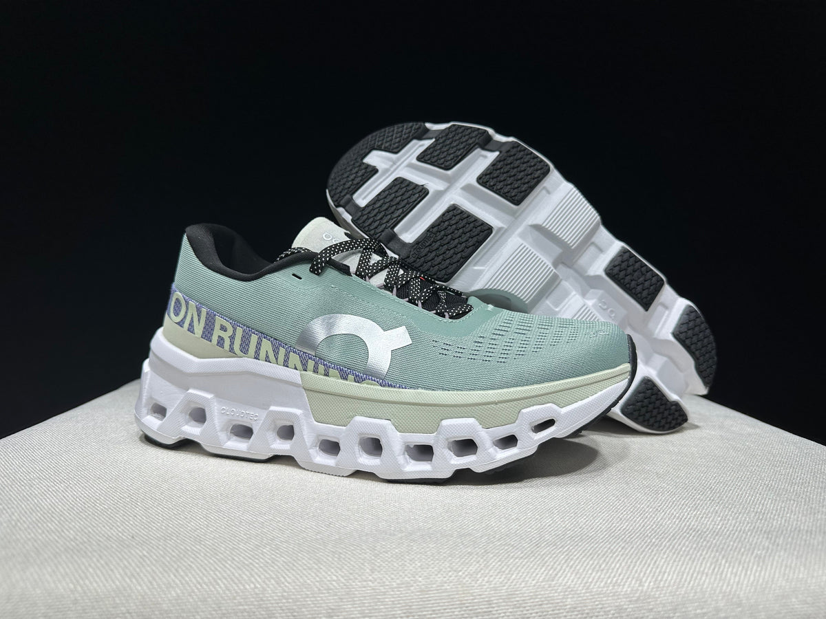 On Cloudmonster 2 Mineral Aloe Running Shoes