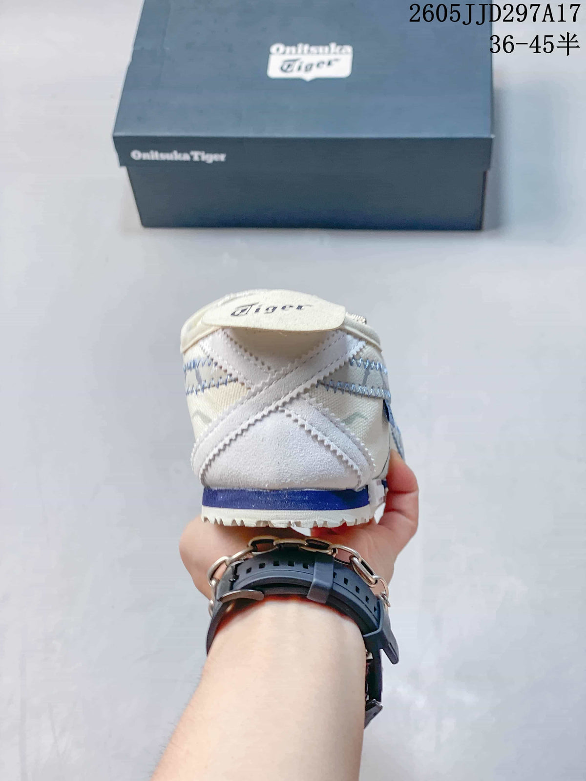 Onitsuka Tiger Mexico 66 Deluxe Sneakers Off-White Blue JJD297A17