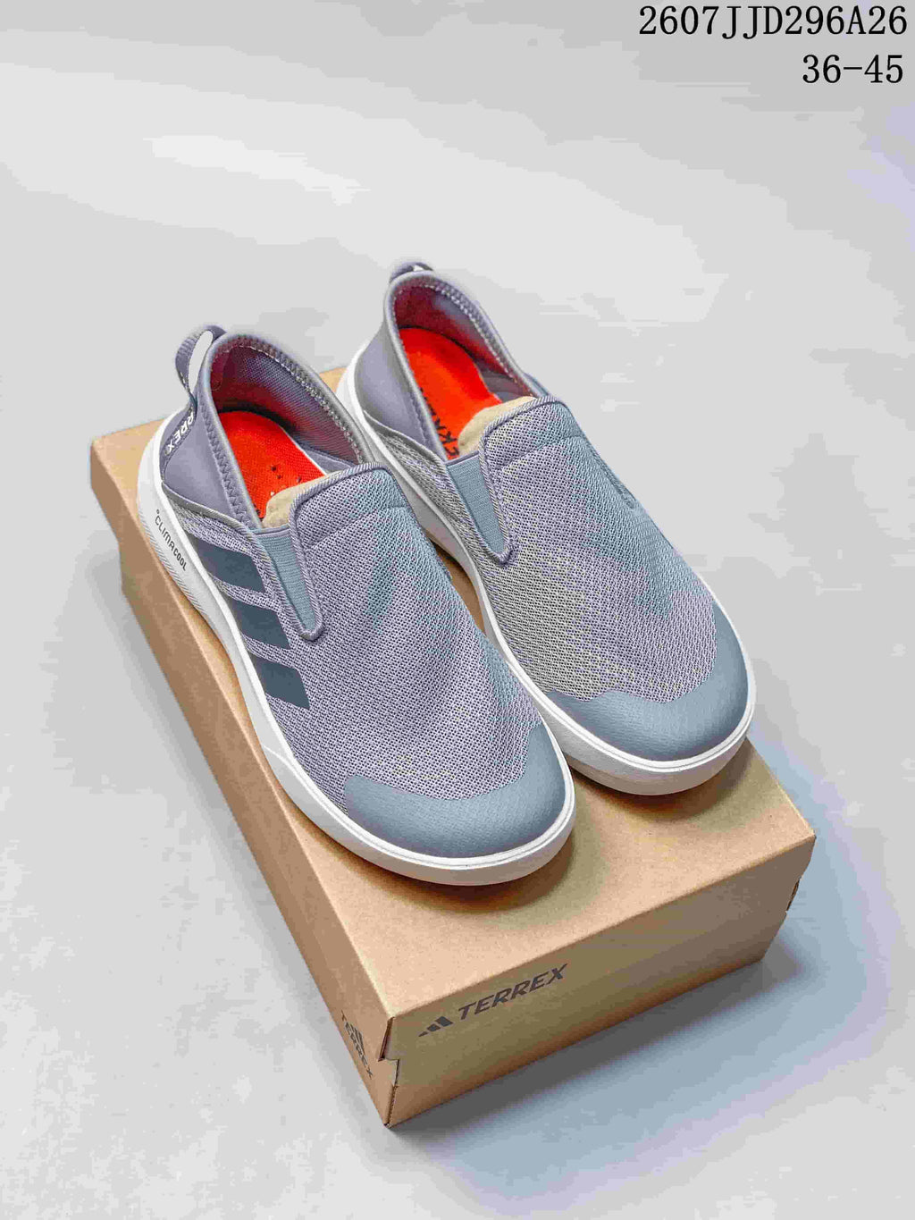 Adidas TERREX CC BOAT Gray Slip-On Sneakers 07JJD296A26