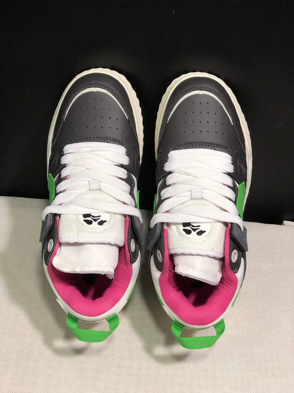 Off-White Out Of Office Sneakers Black Grey Green
